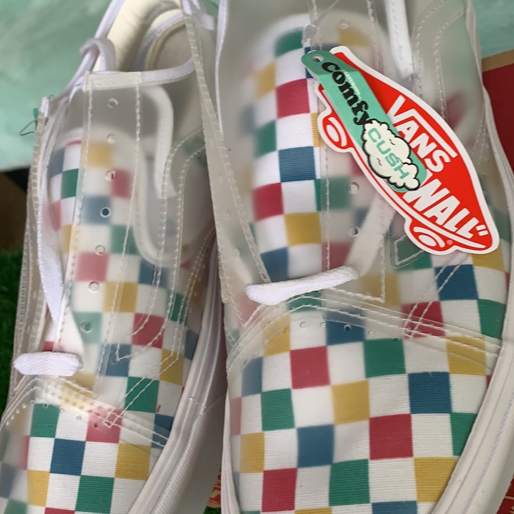 VANS COMFYCUSH SLIP SK VANS BLOCK MULTI/CHECKER MN - Picture 9 of 15